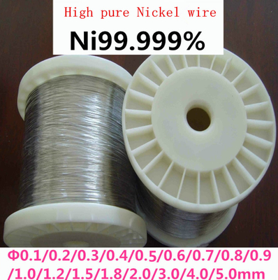 99.6٪ سلك نيكل نقي Ni200 Ni201 0.25mm سلك نيكل ميج