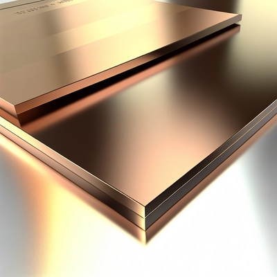 لوحة معدنية من البرونز ASTM B898 مصقولة آليًا لتصنيع التيتانيوم والمعادن المكسوة