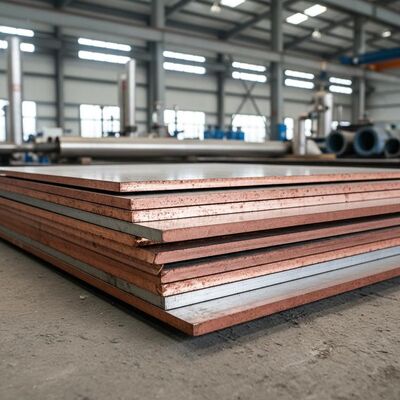 5086 الصف المعدني المطلي الصفيحة الفولاذية المطلية عرض صفائح التغطية سمك 2 إلى 12 مم مثالية للصناعة الكيميائية والبحرية