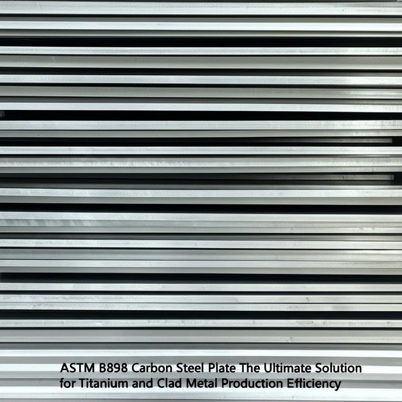 الصفيحة الفولاذ الكربوني ASTM B898 الحل النهائي لتكفاءة إنتاج التيتانيوم والمعادن المطلية